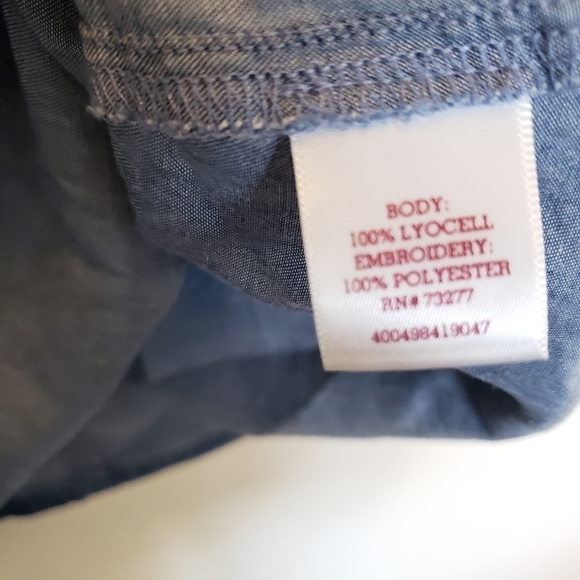 Adorable Embroidered Laser Cut Ruffled Tank Top - Picture 10 of 12